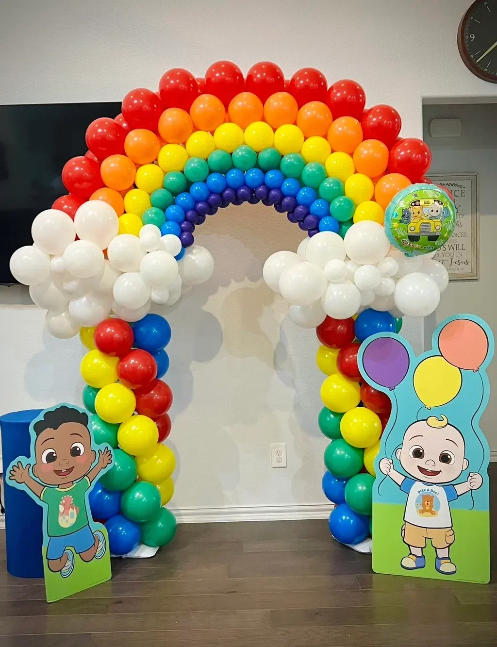 1st Birthday Milestone Balloon Arch by Gracieux