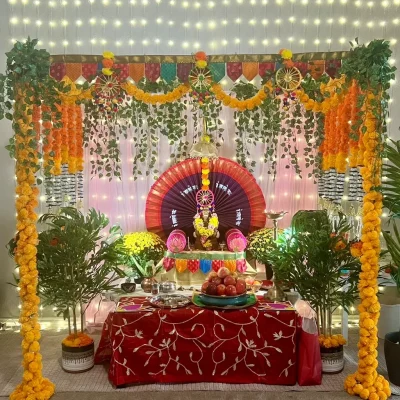 Welcoming Lord Ganesha into your home needs elegance!