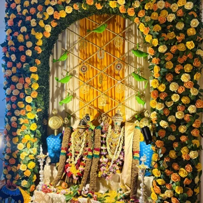 A special pooja with a special setup